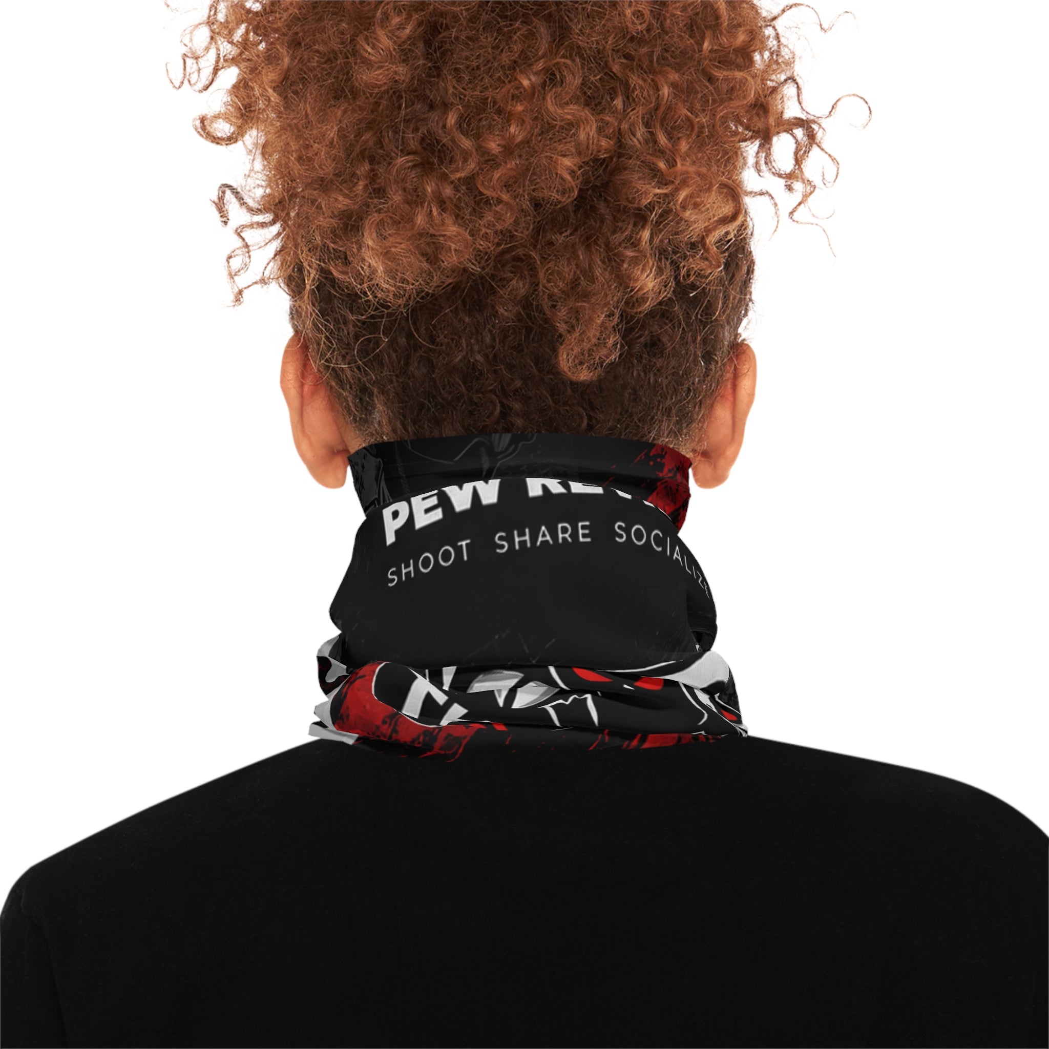 The Lane Compound 'Pew Review' Skull Face Cover- Neck Gaiter