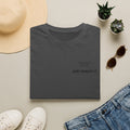 Just Shoot It T-Shirt | Minimal Typography Photography Tee