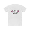 Pew Review shirt | dove hands with pink bullets graphic tee