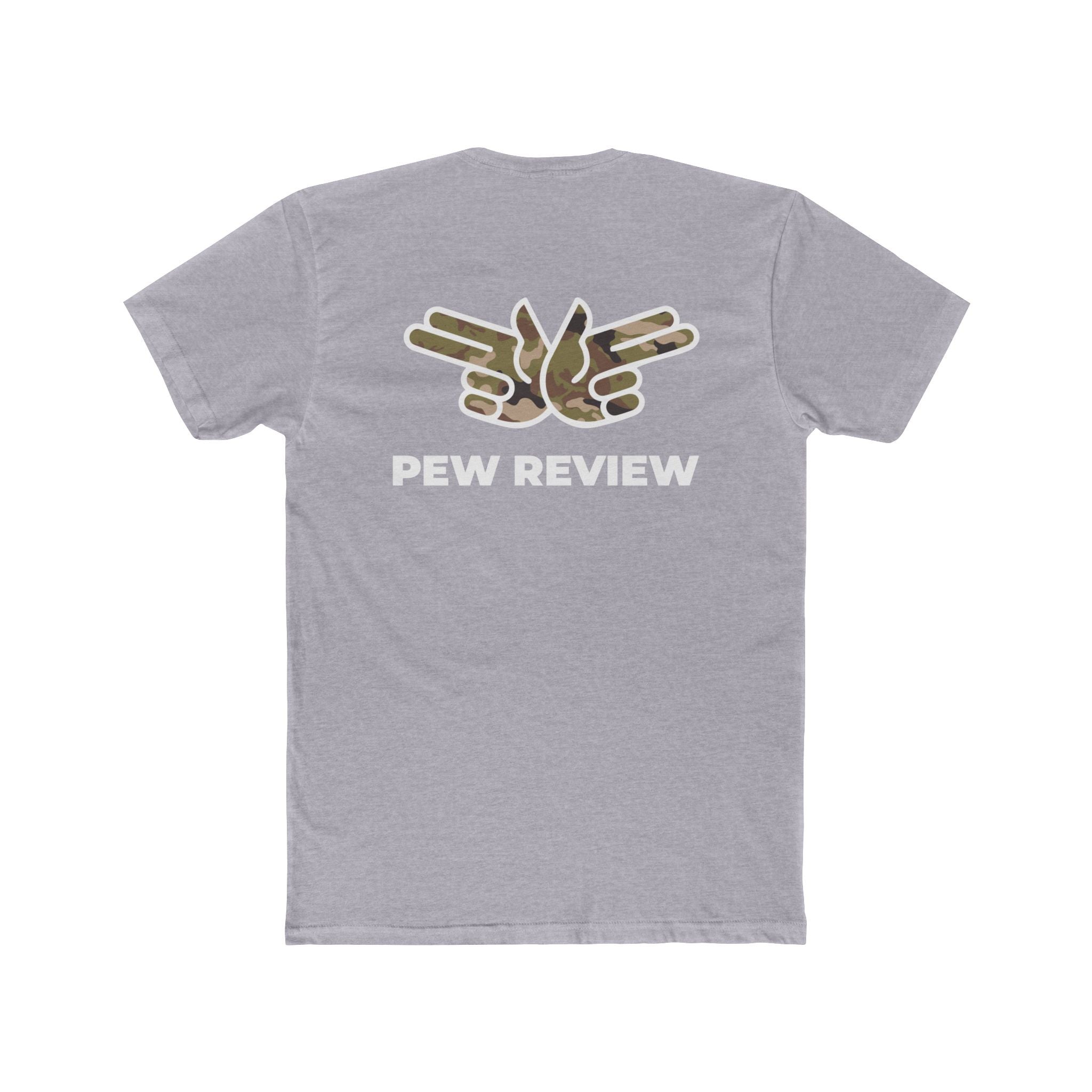 HUA! U.S. Air Force Tee — Back 'Pew Review' Camo Logo Shirt