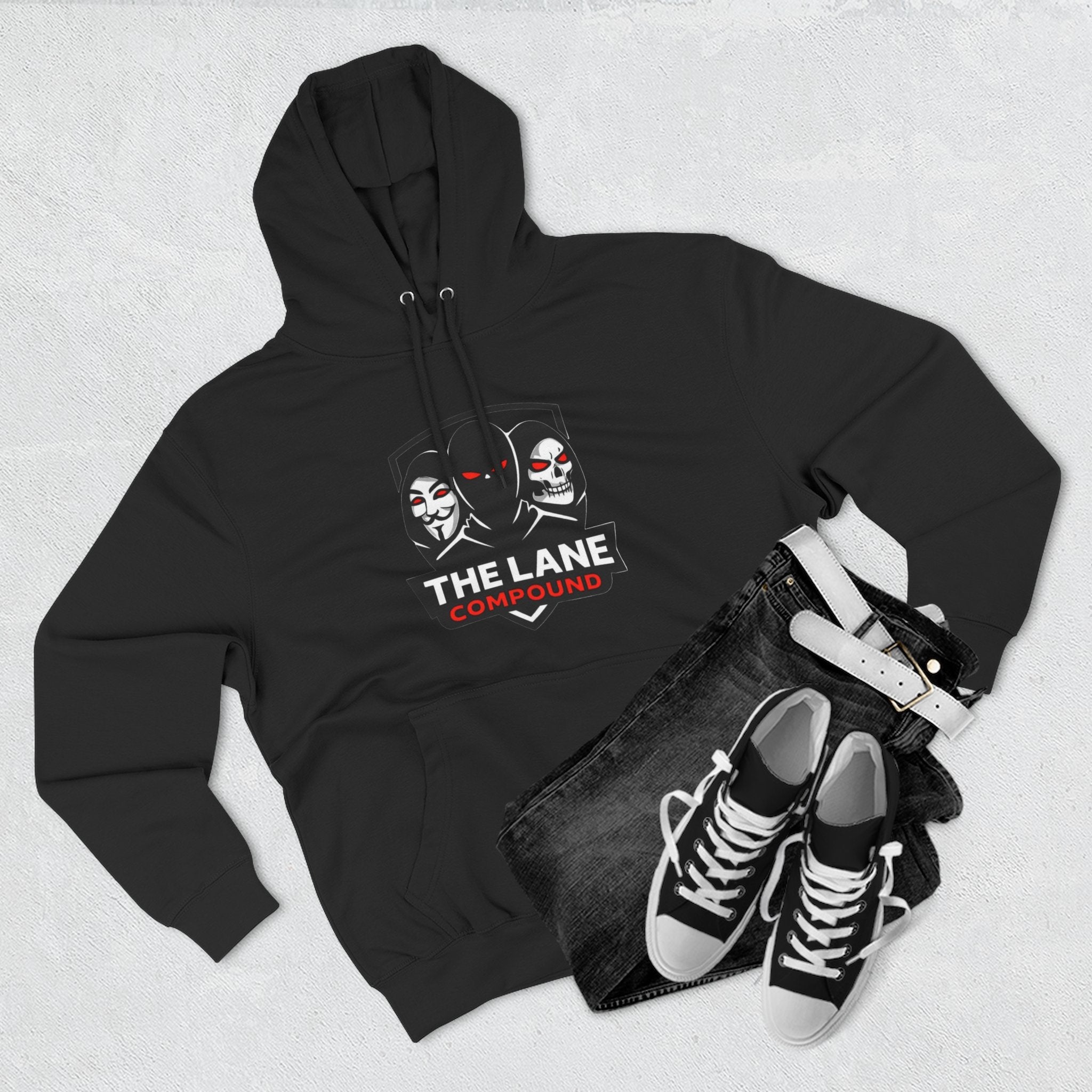 The Lane Compound Pew Review Hoodie — Graphic Fleece Pullover
