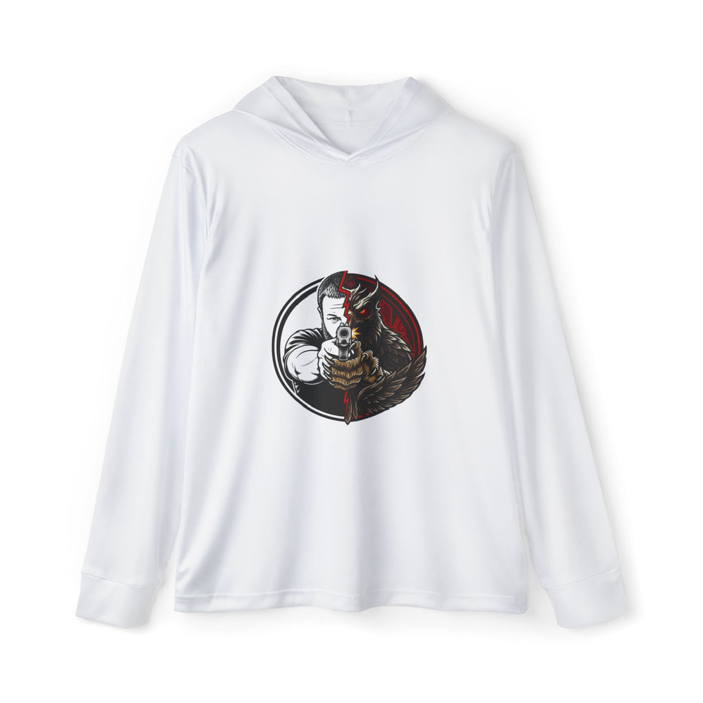 Men's Sports Warmup Hoodie – Pew Review Shooting Graphic Performance Hoodie