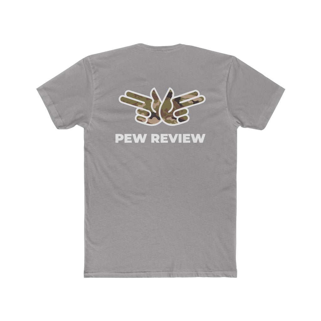 HUA! U.S. Air Force Tee — Back 'Pew Review' Camo Logo Shirt
