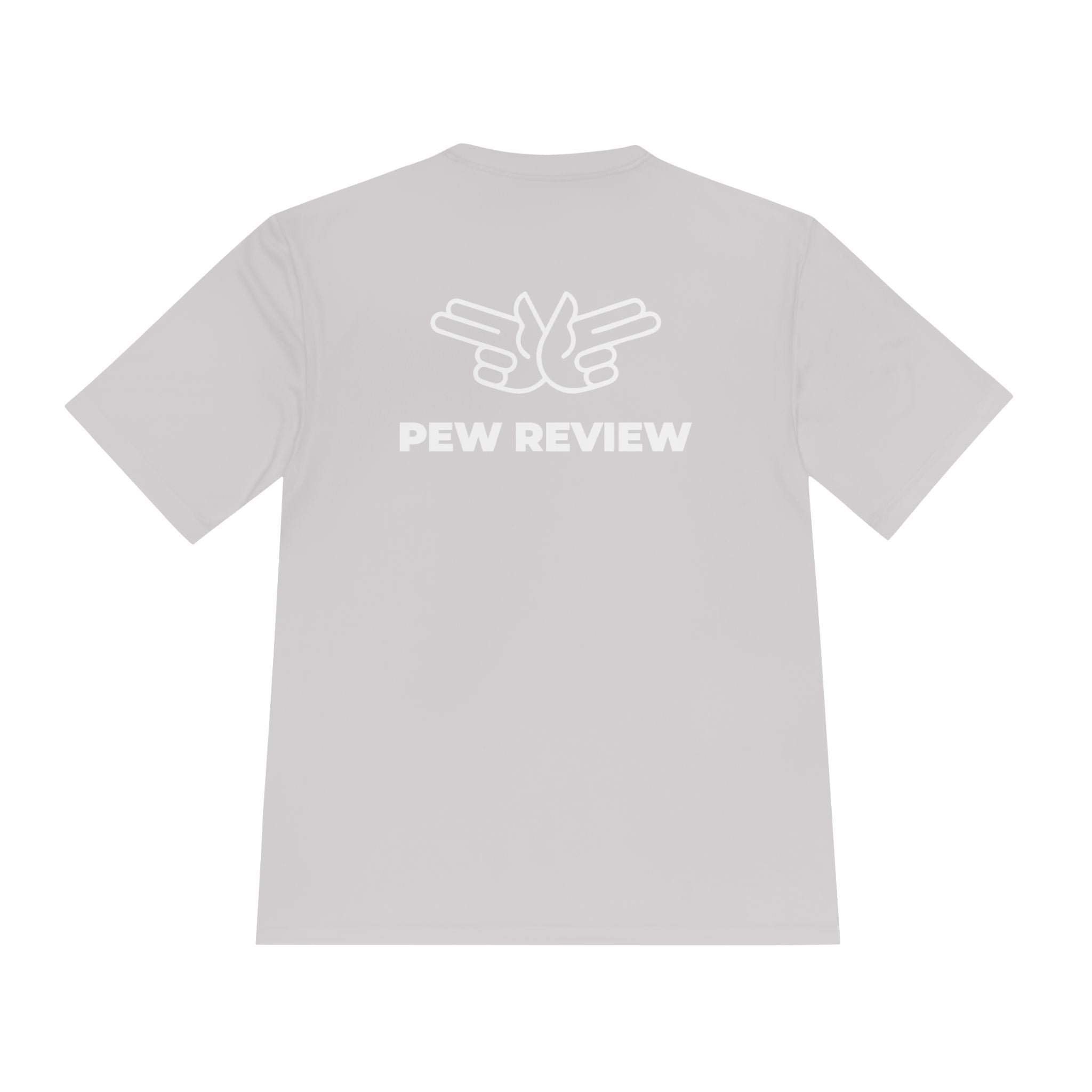 !stPointofPew/Pew Review Moisture-Wicking Tee — “Stay Armed Stay Blessed” Graphic