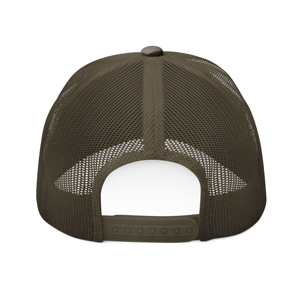 Pew Review Camouflage Trucker Hat — Embroidered "Pew Review" Logo Cap