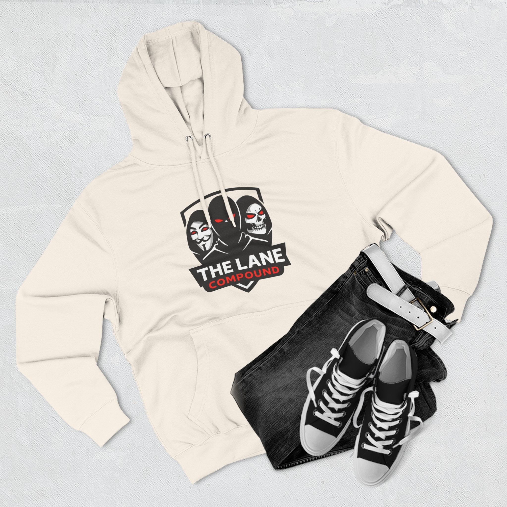 The Lane Compound Pew Review Hoodie — Graphic Fleece Pullover