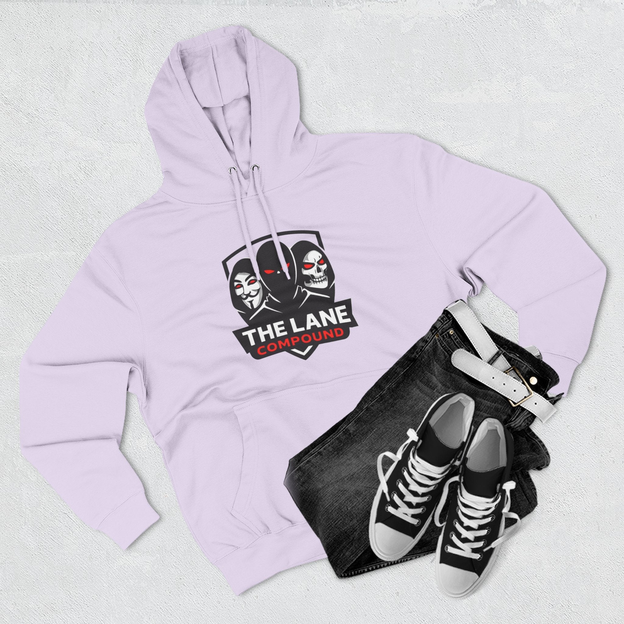 The Lane Compound Pew Review Hoodie — Graphic Fleece Pullover