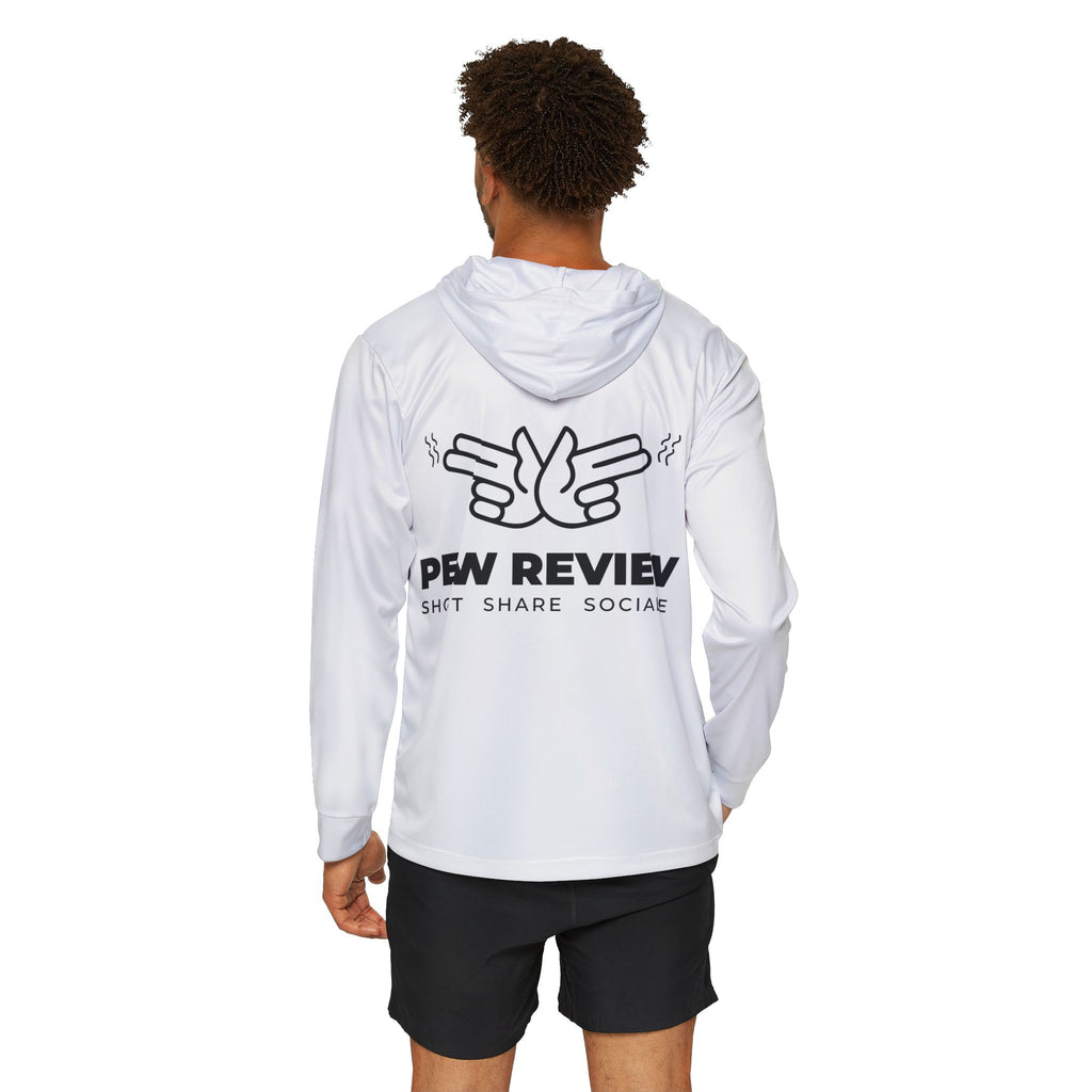 Men's Sports Warmup Hoodie – Pew Review Shooting Graphic Performance Hoodie
