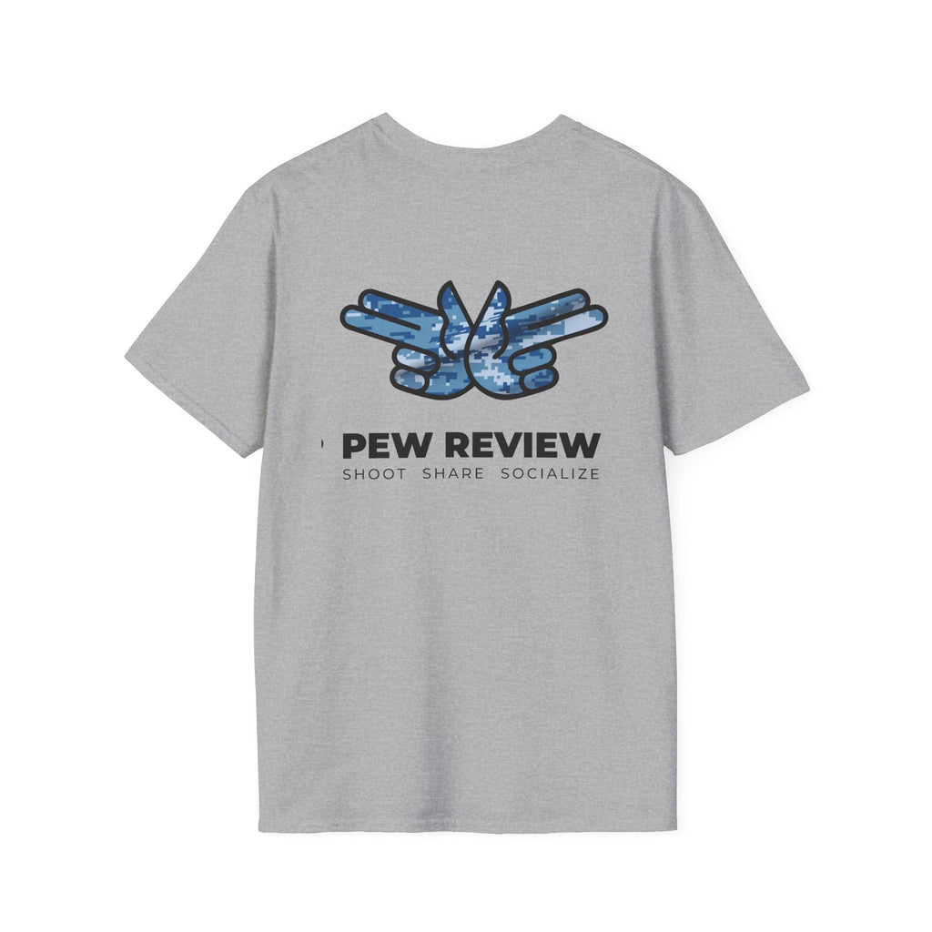 Hooyah!  Pew Review Navy T-Shirt
