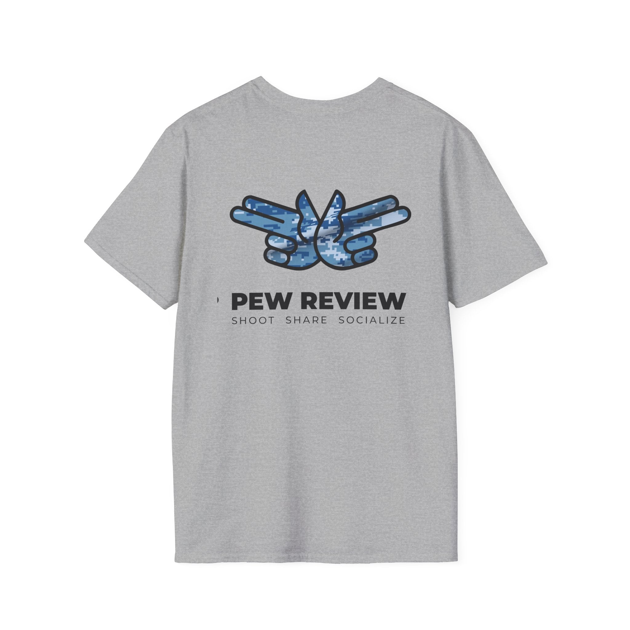 Hooyah!  Pew Review Navy T-Shirt