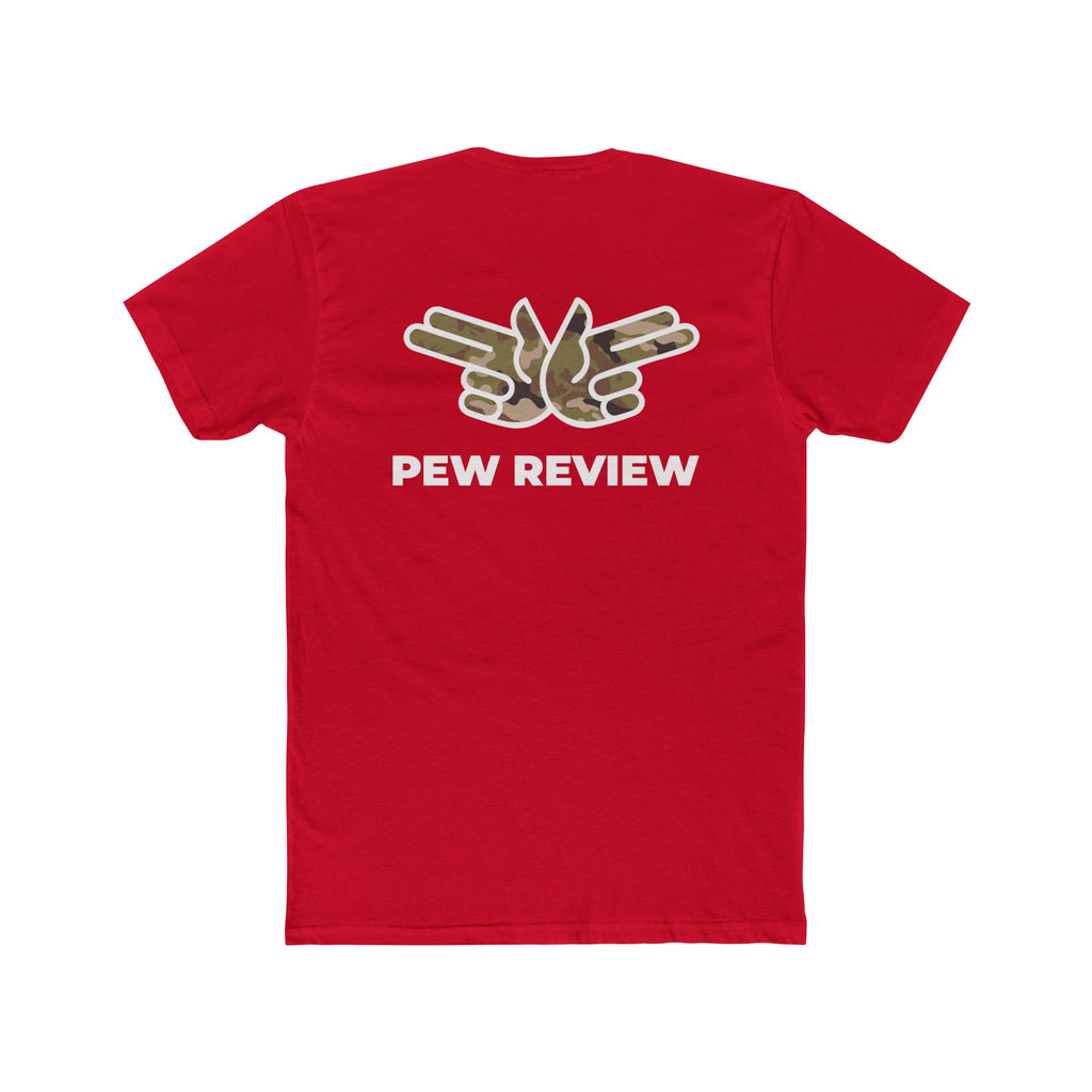 HUA! U.S. Air Force Tee — Back 'Pew Review' Camo Logo Shirt