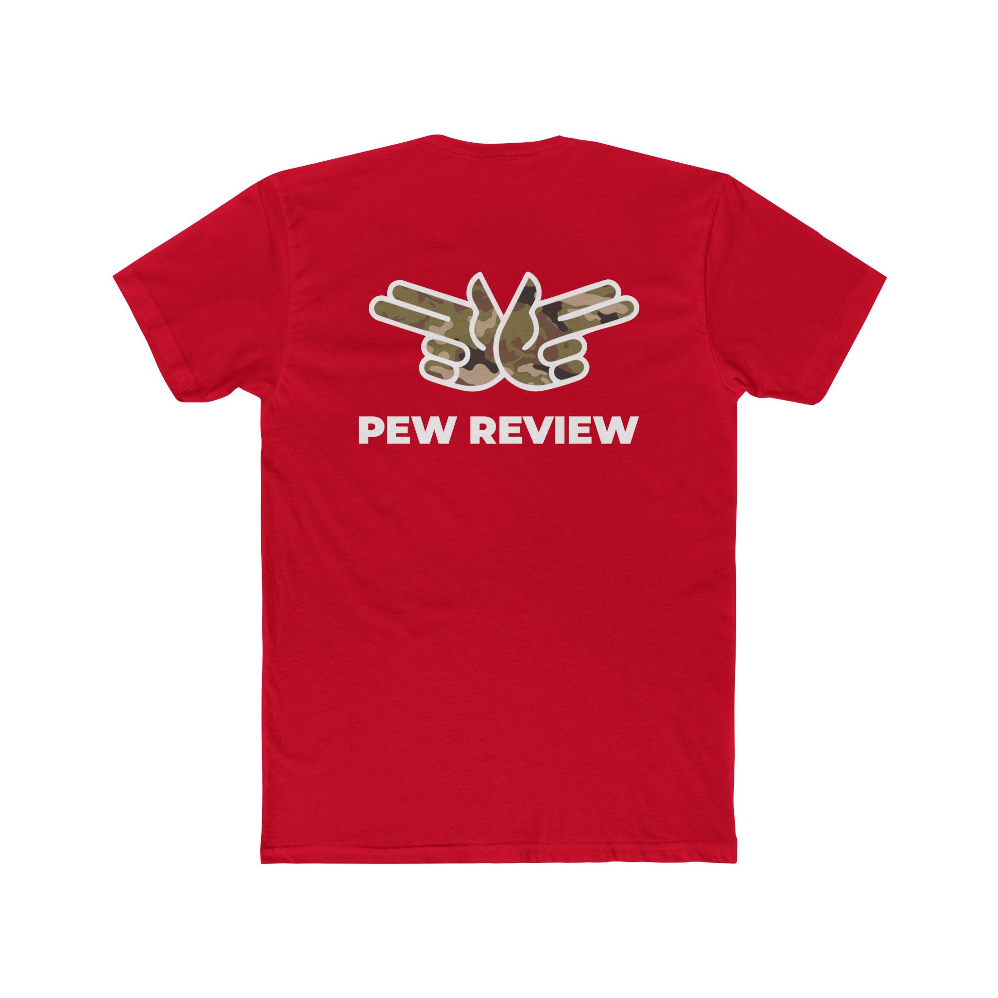 HUA! U.S. Air Force Tee — Back 'Pew Review' Camo Logo Shirt