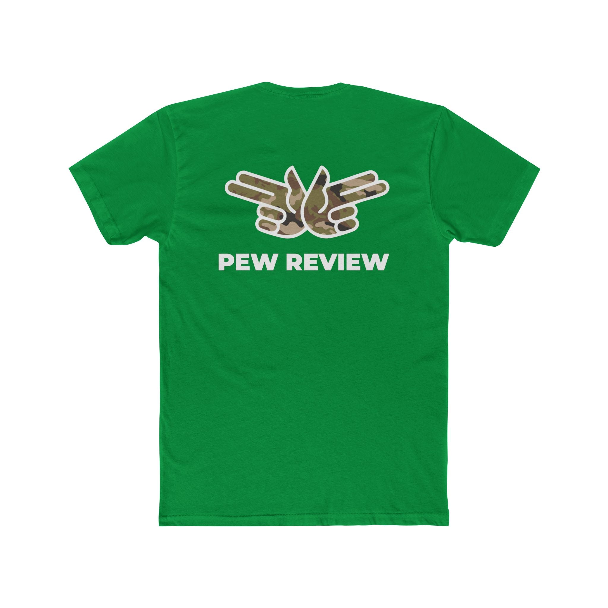 HUA! U.S. Air Force Tee — Back 'Pew Review' Camo Logo Shirt