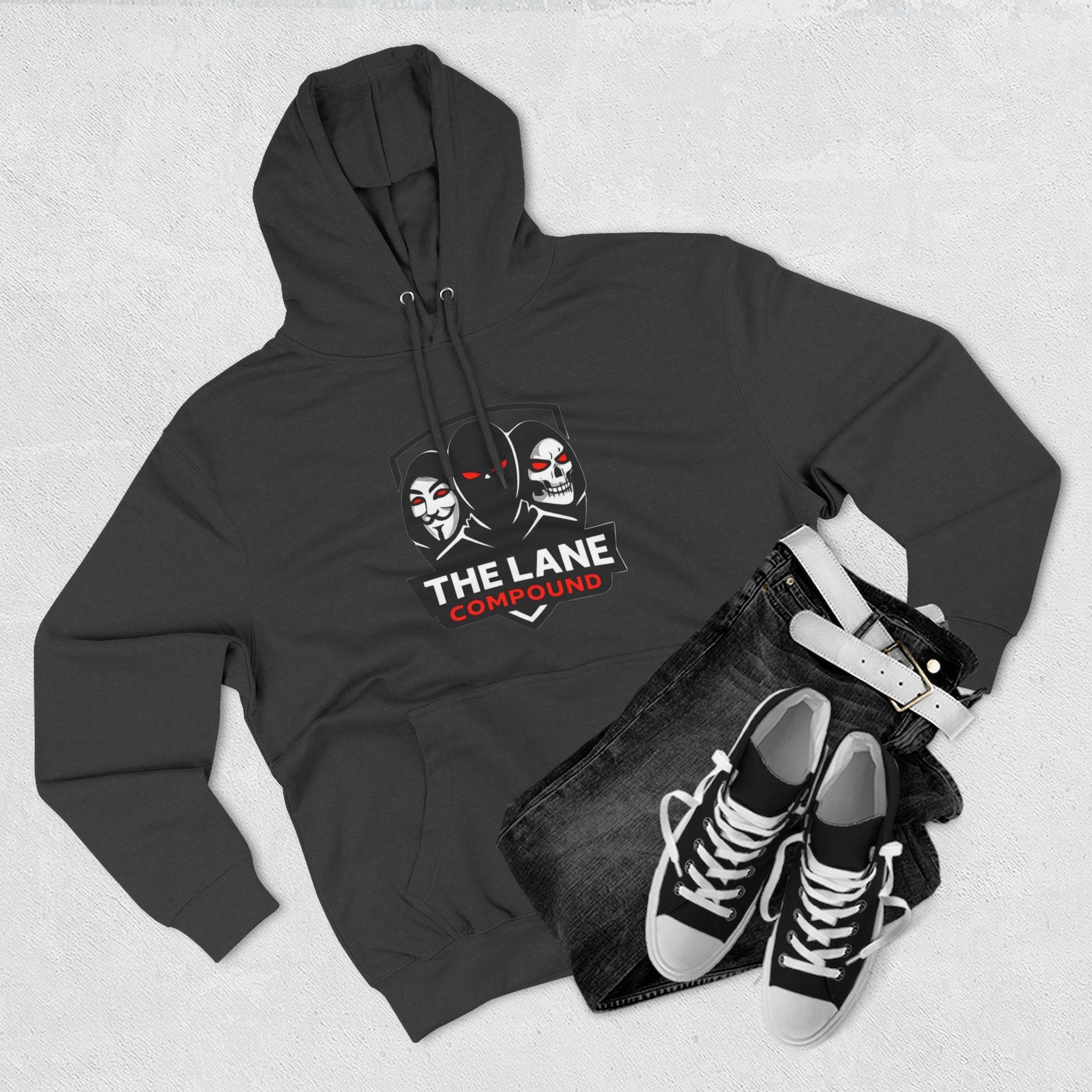 The Lane Compound Pew Review Hoodie — Graphic Fleece Pullover