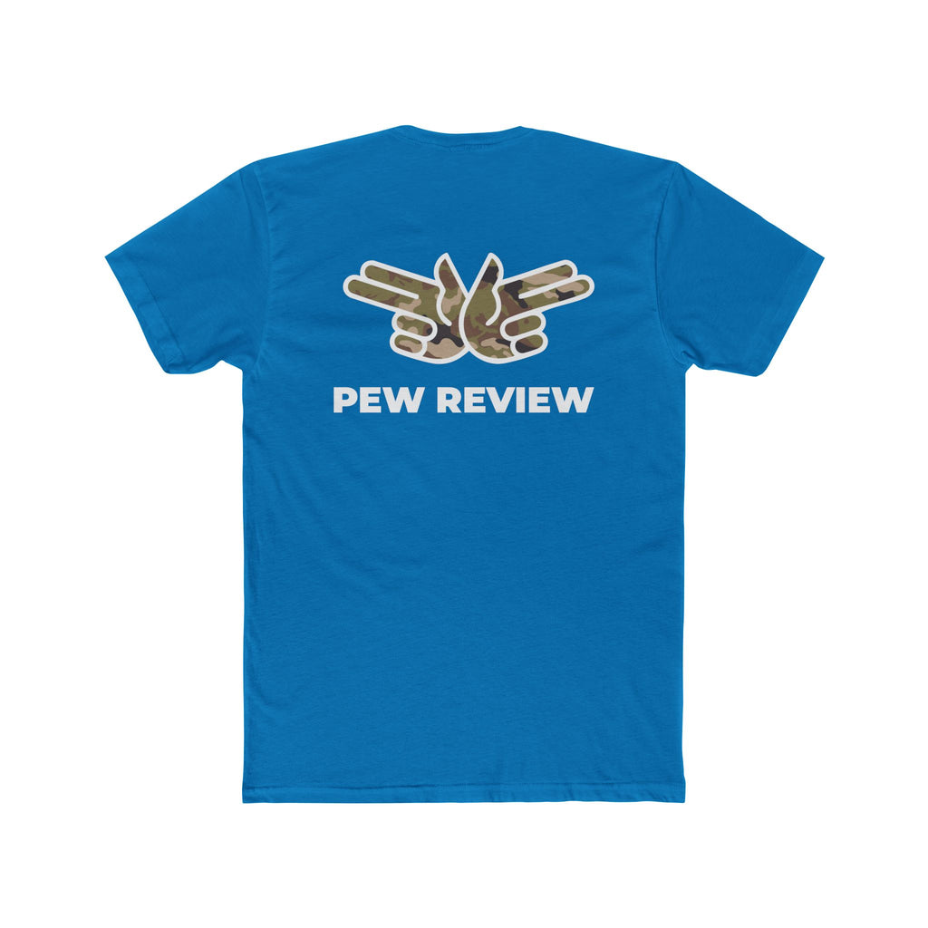 HUA! U.S. Air Force Tee — Back 'Pew Review' Camo Logo Shirt