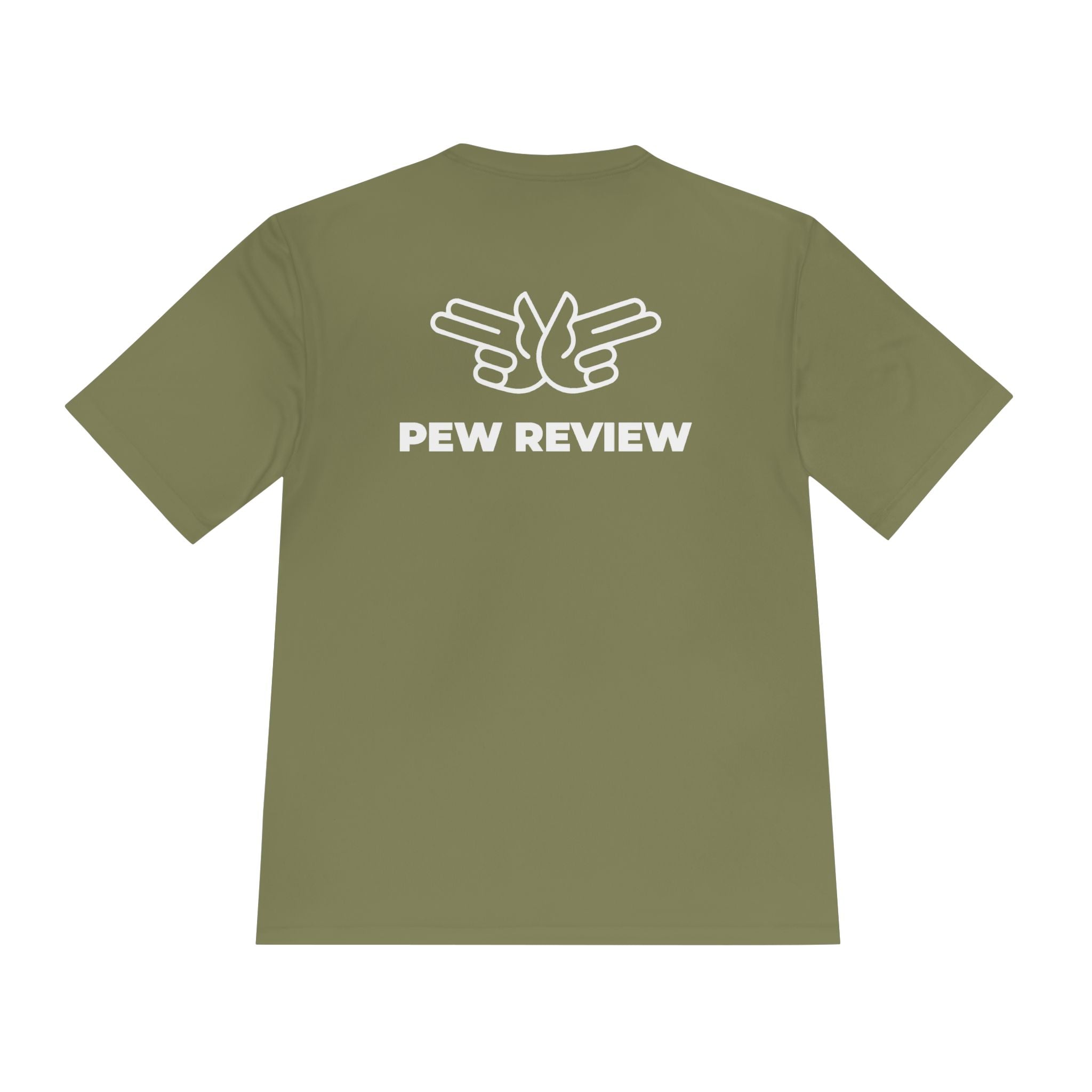 !stPointofPew/Pew Review Moisture-Wicking Tee — “Stay Armed Stay Blessed” Graphic