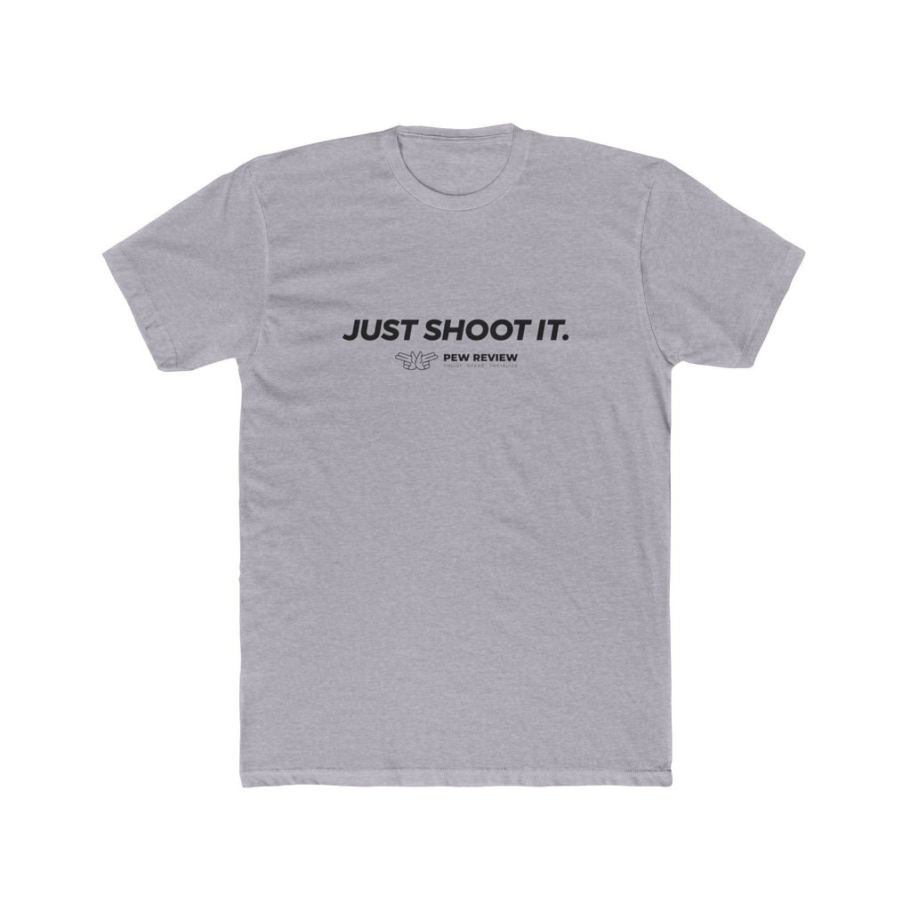 Just Shoot It text tee | Target Silhouette Hands back print T‑Shirt