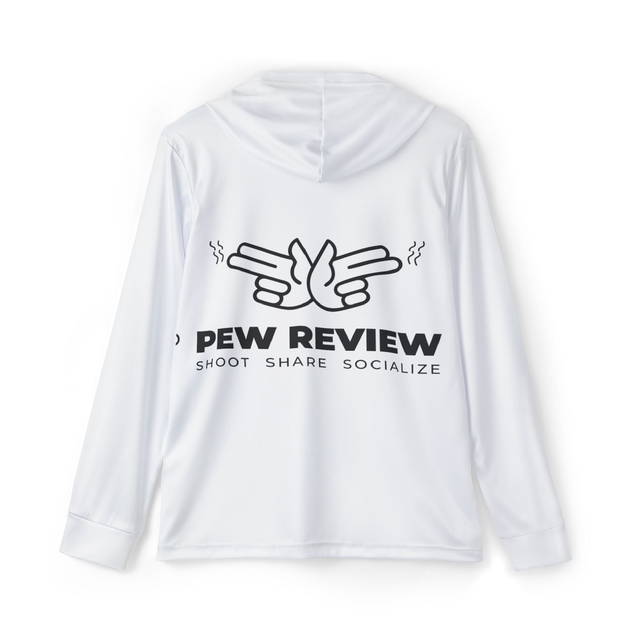 Men's Sports Warmup Hoodie – Pew Review Shooting Graphic Performance Hoodie