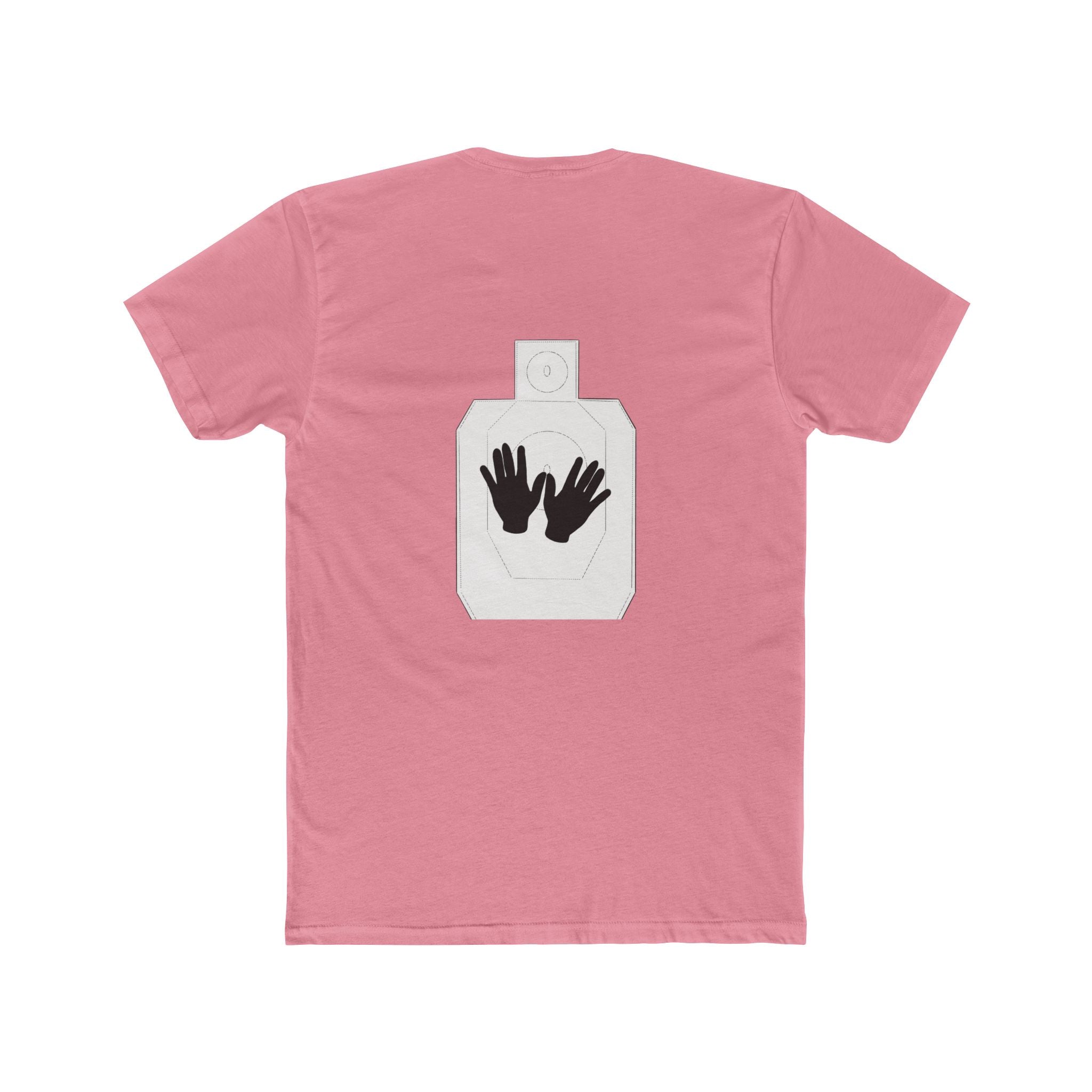 Just Shoot It text tee | Target Silhouette Hands back print T‑Shirt