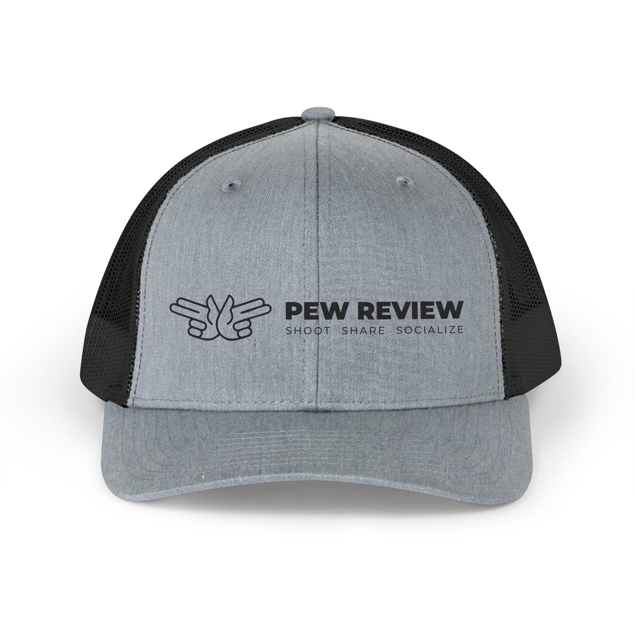 Pew Review logo Trucker Hat | Retro Mesh Cap