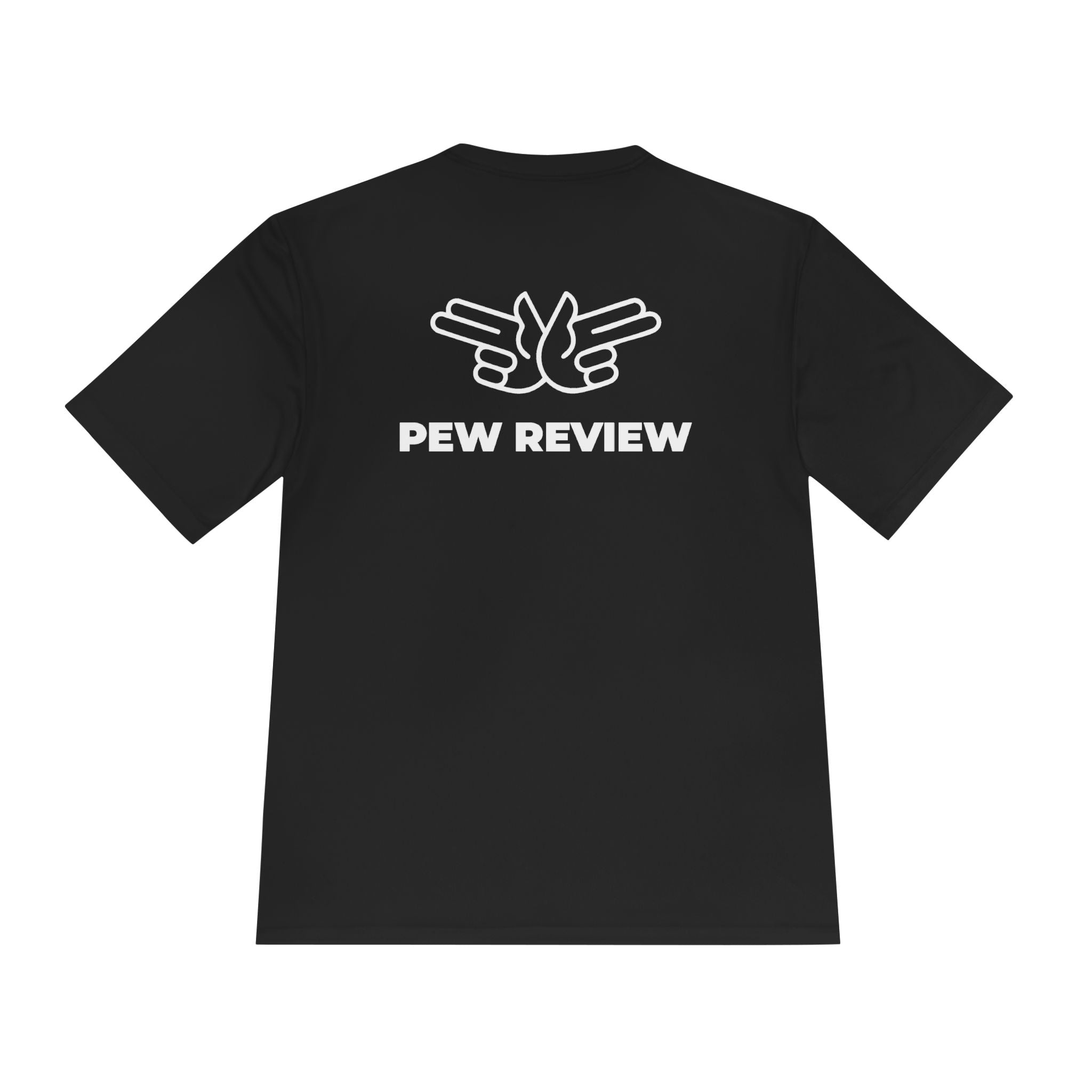 !stPointofPew/Pew Review Moisture-Wicking Tee — “Stay Armed Stay Blessed” Graphic