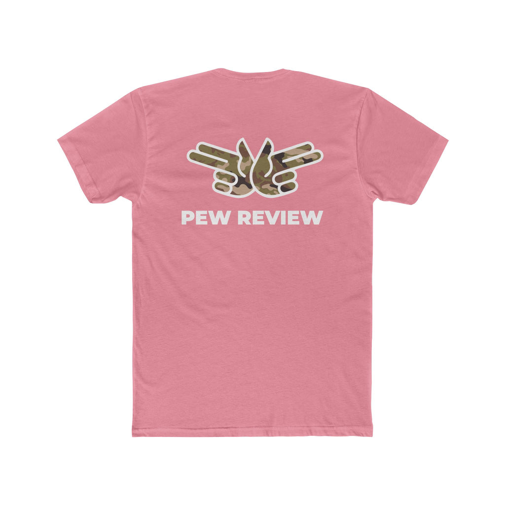 HUA! U.S. Air Force Tee — Back 'Pew Review' Camo Logo Shirt