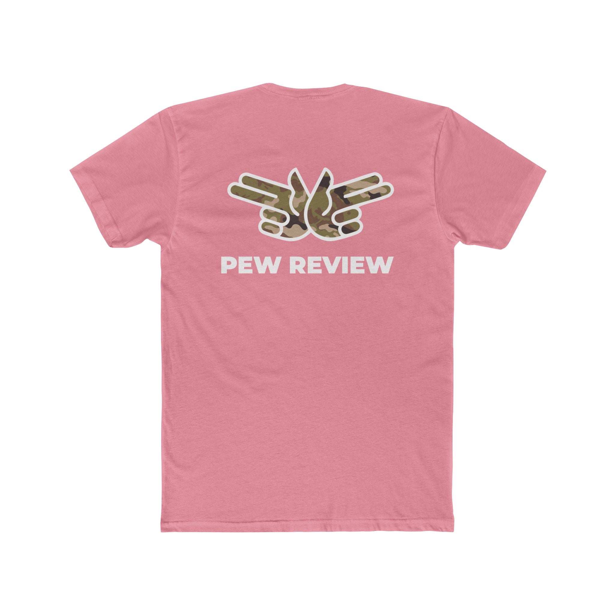 HUA! U.S. Air Force Tee — Back 'Pew Review' Camo Logo Shirt